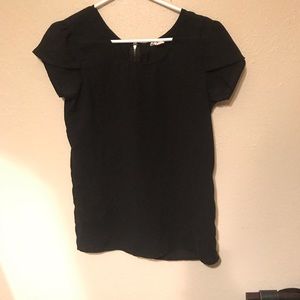 Japna black polyester shirt